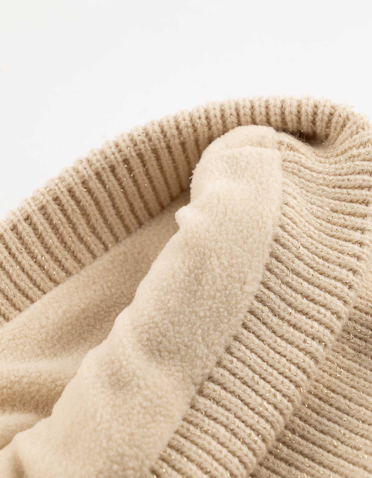 Loop-Schal - Viskose-Mix - Beige