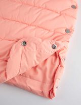 Lang vest - Capuchon met tunnelkoord - lichtrood