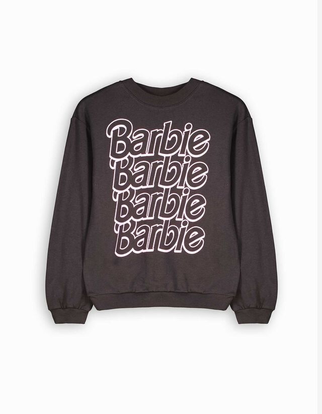 bluza - Barbie - ciemny szary