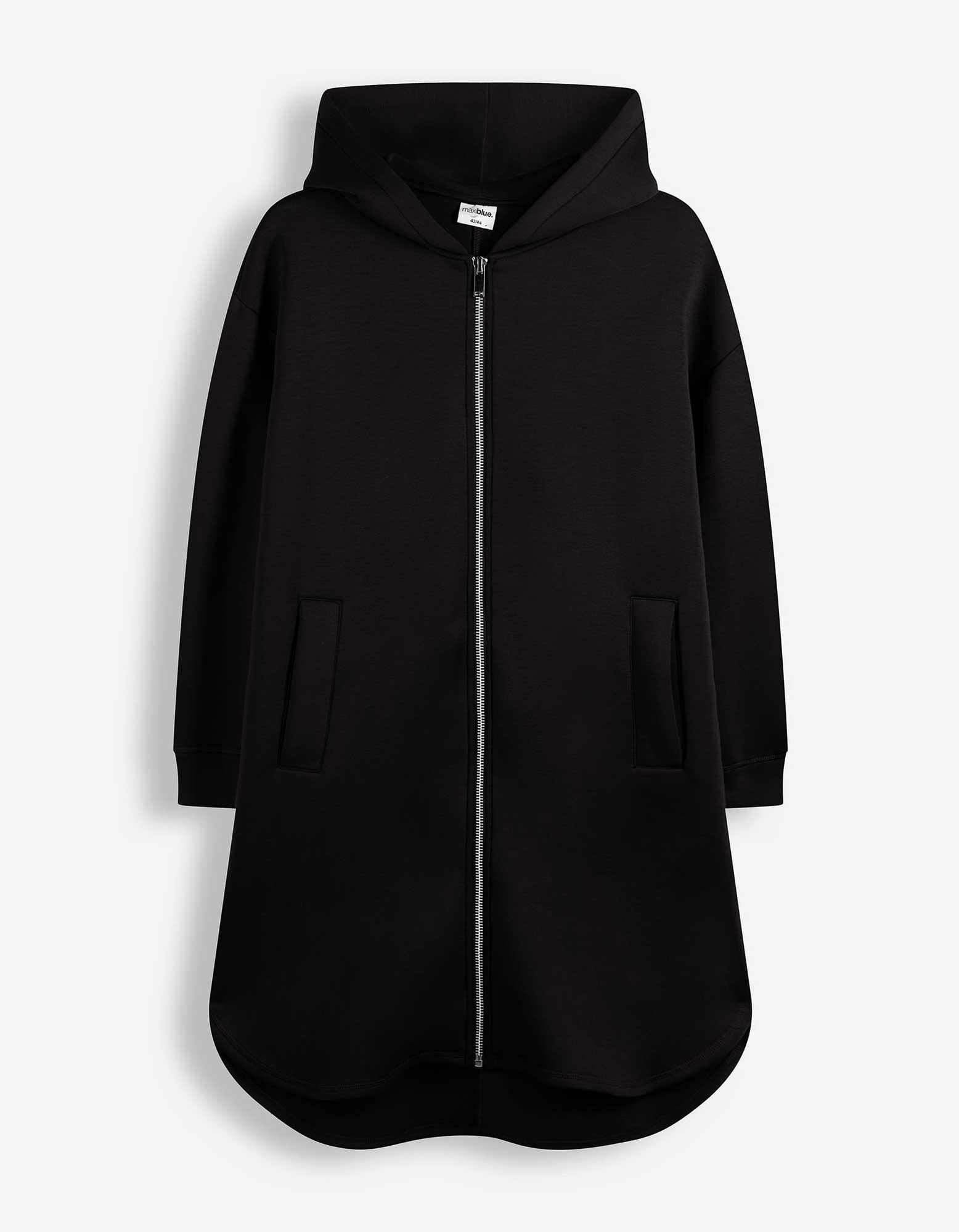 Sweatjacke - Kapuze - Schwarz