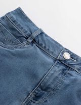 Pantacourt - Coupe Skinny Fit - Bleu