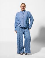 Jas - Knoopsluiting - lichtblauw