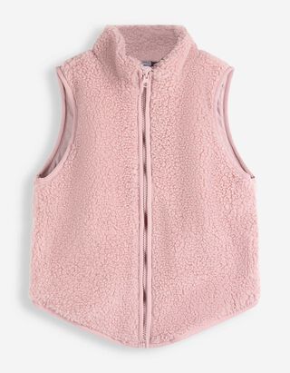 Gilet - Peluche - ros&eacute; tendre 