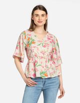 Bluza - LENZING&trade; ECOVERO&trade; - bela