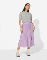 Klostuotas sijonas - Klostės - violetine