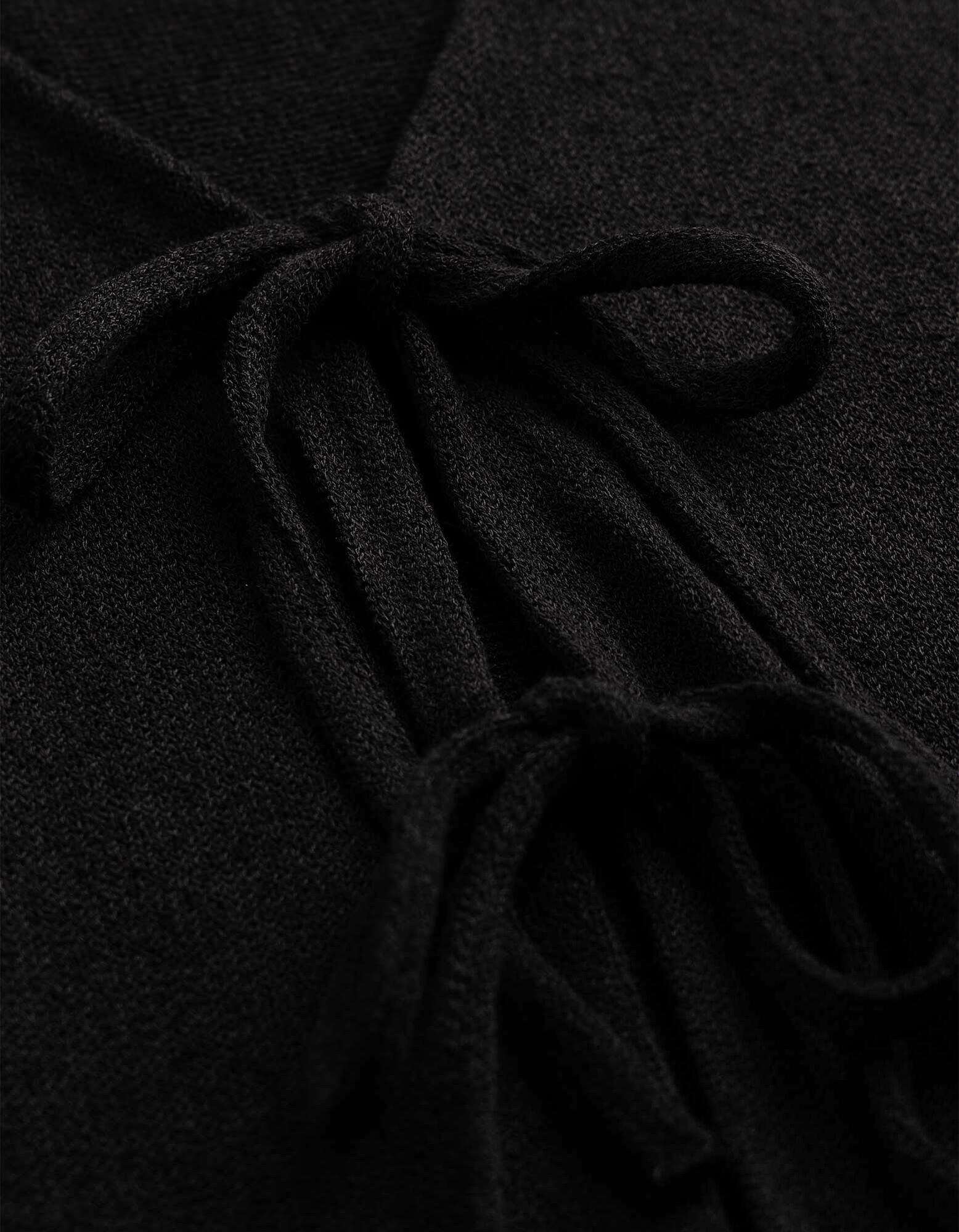 Stricktop - Viskose-Anteil - Schwarz