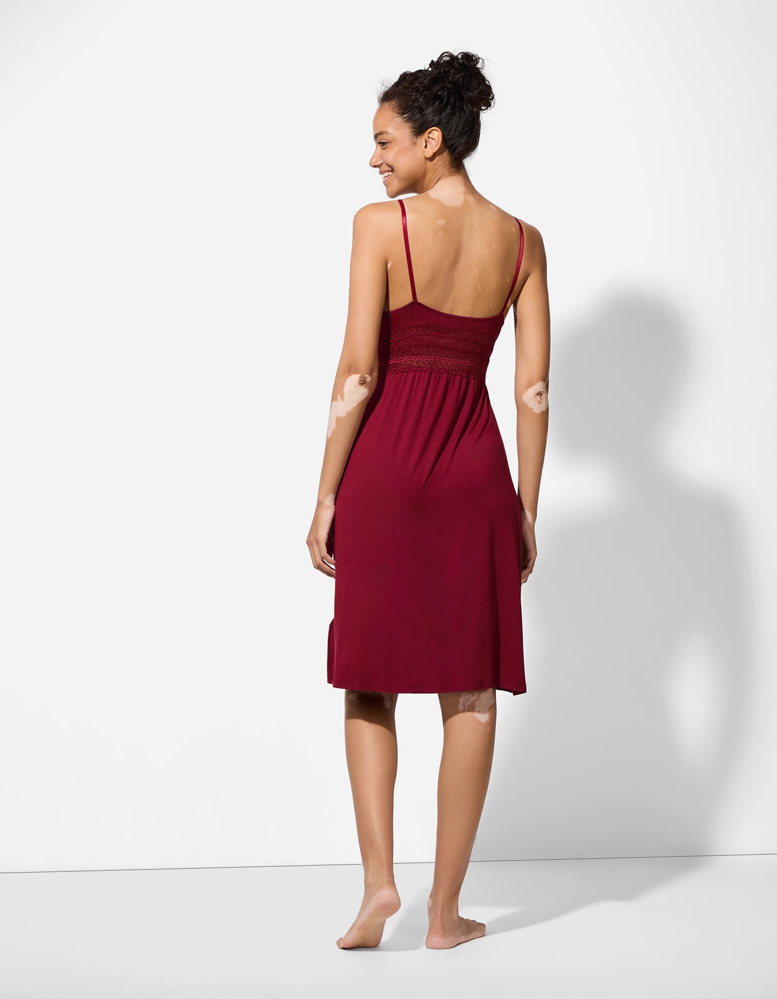 Neglijeu - Rosu inchis - Takko Fashion