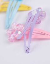 Set traka za kosu i &scaron;tipaljke za kosu - 8 pak - zuta