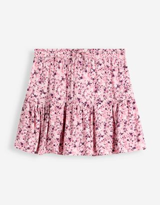 Skort - Allover-Print - rosa