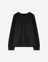Sweatshirt - Ziersteine - schwarz