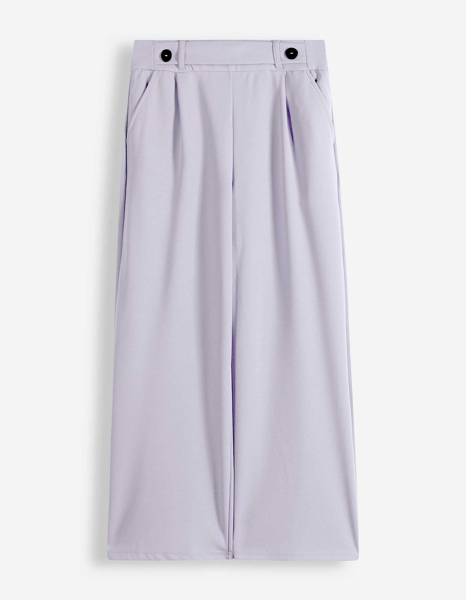 Broek - Elastische sluiting - Paars