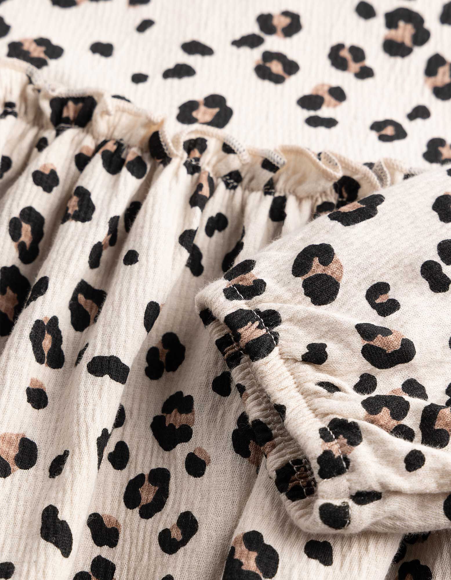 Jurk - Cr&ecirc;pe - Beige
