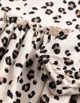 Jurk - Cr&ecirc;pe - Beige