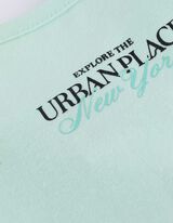 Šaty áčkového strihu - Potlač - tyrkysovy