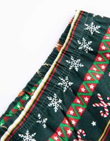 Hossz&uacute; ujj&uacute; ingből &eacute;s nadr&aacute;gb&oacute;l &aacute;ll&oacute; pizsama szett  - Kar&aacute;csony - s&ouml;t&eacute;tz&ouml;ld