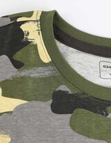 T-shirt - nadrukowany przekaz - zielony