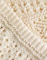 Pleteni pulover - bela