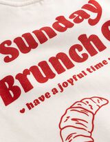 Sportska majica - Print - bijela