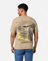 T-shirt - Dos imprim&eacute; - vert clair 