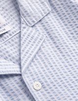 Hemd - Seersucker - hellblau