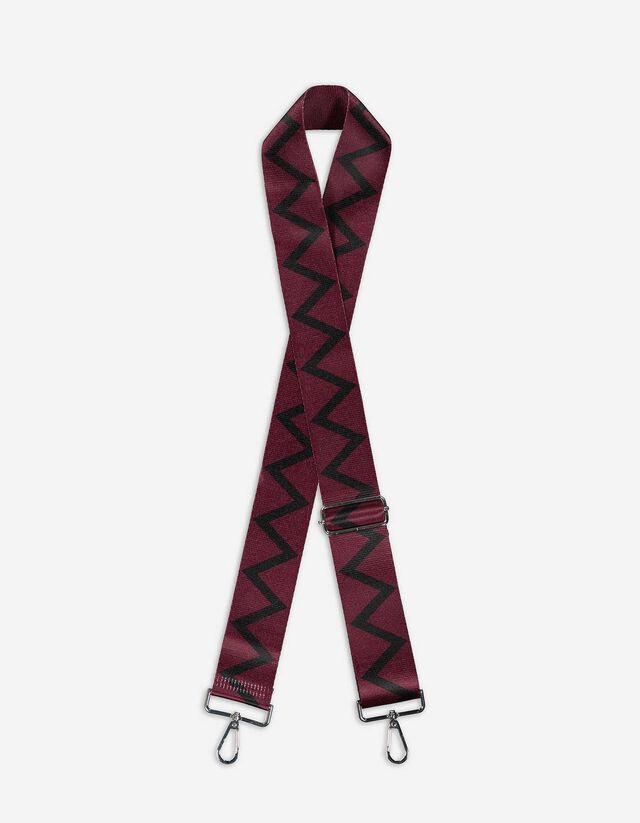 Tas riem - Motiefmix - donkerrood