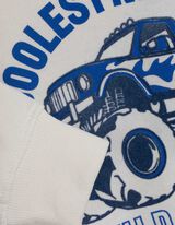 Sweatshirt - Print - weiß