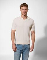 Poloshirt - Regular Fit - wei&szlig;