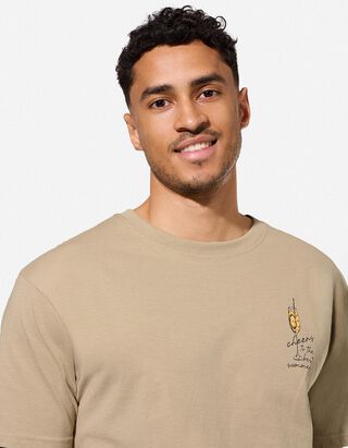 T-Shirt - R&uuml;ckenprint - Hellgr&uuml;n