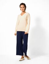 Pullover - Oversized Fit - Beige