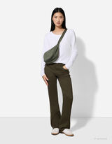 Torbica za nošenje oko struka - Samt - tamno crvena