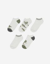 Sneakersocken - 5er-Pack