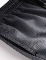 Bermudy  - S&iacute;ťovina - Tmavě &scaron;ed&aacute;