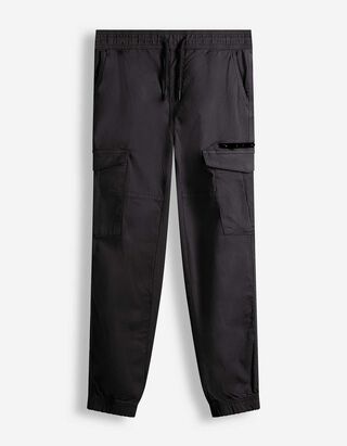 Cargohose - Jogger Fit - Schwarz