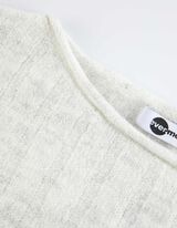 Megztinis - Užapvalinti galai - sviesiai pilkas