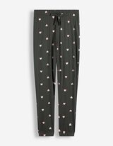Pyjamahose - Kordel - Dunkelgr&uuml;n