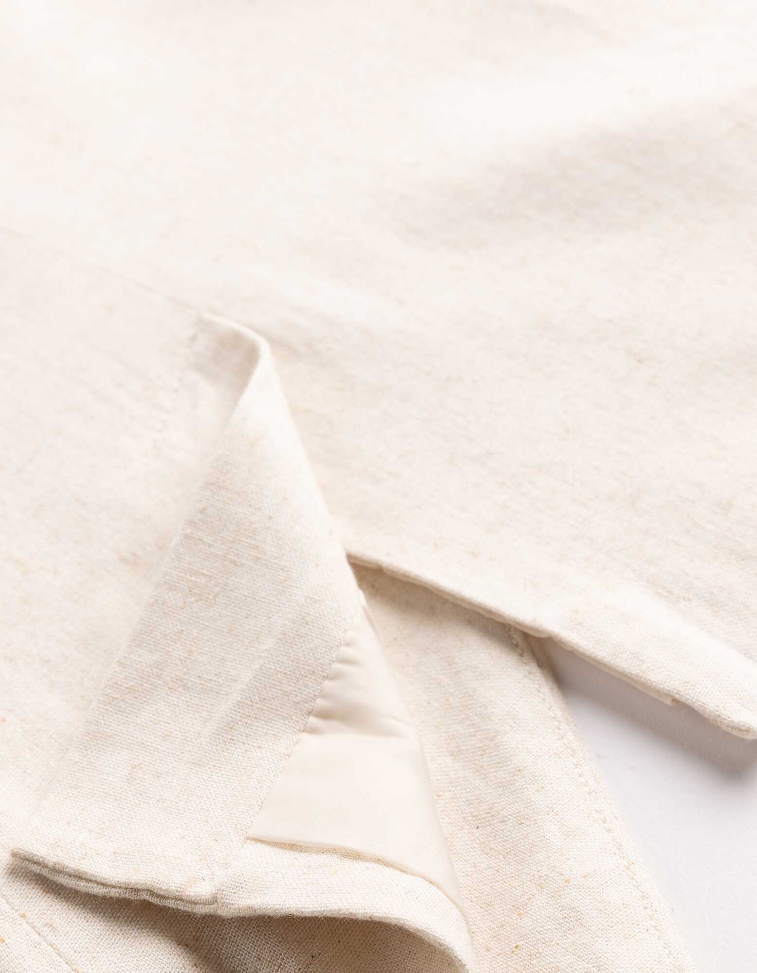Gilet - Aspect lin - Beige