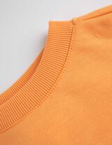 Pulover - Prirezani rokavi - oranzna