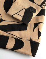 Felpa con cappuccio - Oversized Fit - marrone chiaro