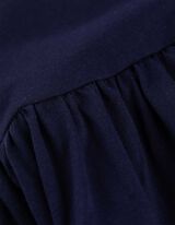 Rochie - Imprimeu - Albastru inchis