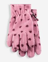 Gants de ski - Maille polaire - ros&eacute; tendre 
