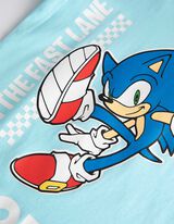 Tričko - Sonic - svetlomodra