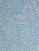 Jeans hlače - Kroj Wide Fit - modra