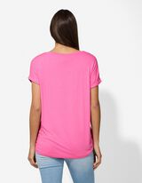 Tričko - Směs s visk&oacute;zou - pink