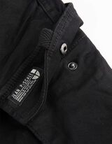 Cargobroek - Opgestikte zakken - zwart