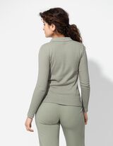 Polokošile - Žebrová struktura - sv. zelena