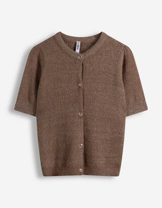 Cardigan - Knopfleiste - braun
