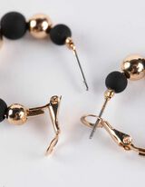 náušnice - Jednofarebný - zlata