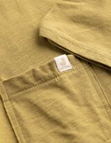 T-Shirt - Brusttasche - hellbraun