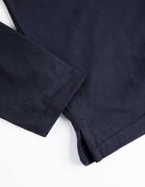 Langarmshirt - Rundhals-Ausschnitt - dunkelblau