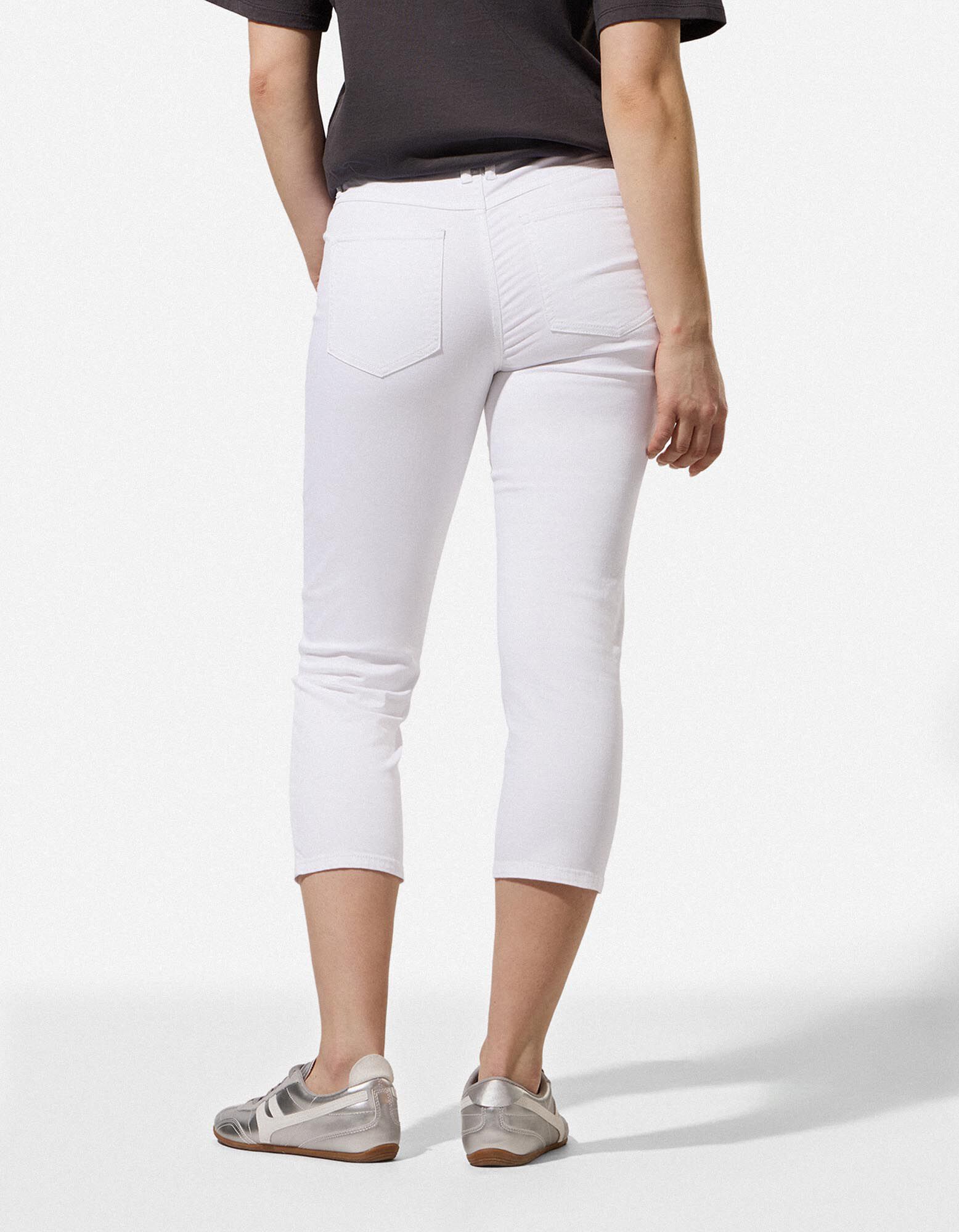 Caprihose - Twill - wei&szlig;